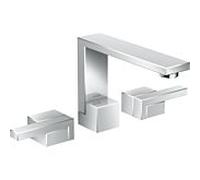 hansgrohe Axor Edge 3 trous mitigeur lavabo 46050000 chromé , avec bonde push-open, saillie 173 mm