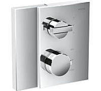 hansgrohe Axor Edge chrome, thermostat, dissimulé, 2x consommateurs
