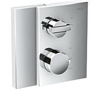 hansgrohe Axor Edge kit de montage final 46750000 thermostat à encastrer, avec robinet d'arrêt, chromé