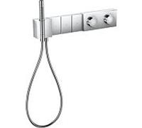 Axor Mitigeur thermostatique de douche encastré Edge Select 540/100 - 3 sorties, chrome/coupe diamant
