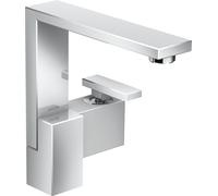 hansgrohe AXOR Edge mitigeur monocommande de lavabo 190 avec vidage par poussée, taille diamant, 46021000, Couleur: chrome