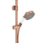hansgrohe AXOR Ensemble de douche Montreux 0,90 m, douchette à main 100 1 jet Classic, 27982310, Couleur: Or rouge brossé