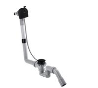 hansgrohe AXOR Exafill S kit complet, entrée de baignoire, garniture de vidage et de trop-plein, 58307670, Couleur: noir mat
