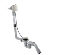 hansgrohe AXOR Exafill S kit complet, entrée de baignoire, garniture de vidage et de trop-plein, 58307800, Couleur: aspect inox