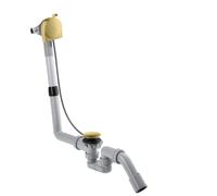 hansgrohe AXOR Exafill S kit complet, entrée de baignoire, garniture de vidage et de trop-plein, 58307950, Couleur: laiton brossé