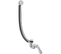hansgrohe AXOR Flexaplus S set complet, garniture de vidage et de trop-plein, pour baignoires spéciales, 58318800, Couleur: aspect inox