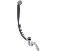 hansgrohe AXOR Flexaplus S set complet, garniture de vidage et de trop-plein, pour baignoires spéciales, 58318330, Couleur: Chrome noir poli