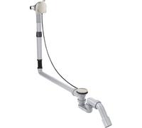 hansgrohe AXOR Flexaplus S set complet, garniture de vidage et de trop-plein, pour baignoires spéciales, 58317800, Couleur: aspect inox