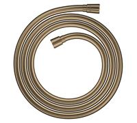 hansgrohe Axor One flexible de douche 28624140 effet métal, conique des deux côtés, 2 m, bronze brossé