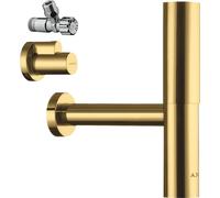 hansgrohe AXOR flowstar Designsiphon set, avec deux robinets d'angle et tiroirs, 51304990