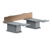 hansgrohe Axor adaptateur set 42870310 or rouge brossé