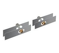 AXOR Universal Softsquare Jeu de fixations pour installation de 2 rails en verre, 42841000,