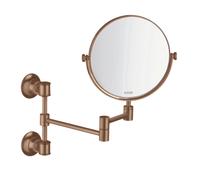 AXOR Montreux Miroir cosmétique, grossissement x 1,7 et x 1, 42090310,