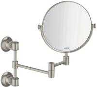 AXOR Montreux Miroir cosmétique, grossissement x 1,7 et x 1, 42090800,
