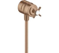 hansgrohe AXOR Montreux hansgrohe Fixfit Robinet d'arrêt DN15, 16882310, Couleur: Or rouge brossé