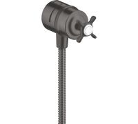 hansgrohe AXOR Montreux hansgrohe Fixfit Robinet d'arrêt DN15, 16882340, Couleur: Chrome noir brossé