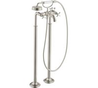 hansgrohe AXOR Montreux Mélangeur bain 2 poignées sur pieds AXOR Montreux, 16547800, Couleur: Acier inoxydable Optic