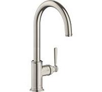 hansgrohe Axor Montreux mélangeur de cuisine Inox optique, plage de pivotement réglable