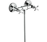 hansgrohe Axor Montreux mitigeur de douche 2 poignées 16560000 apparent, 1 sortie, avec poignées croisées, chromé