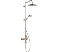 Hansgrohe Axor Montreux 16572820 – colonne de douche murale mitigeur thermostatique, nickel brossé