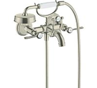 hansgrohe Axor Montreux poignées 16551820 AP, saillie 224 mm, avec poignées à levier, nickel brossé