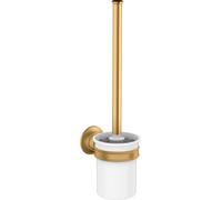 hansgrohe AXOR Montreux Porte-brosse WC, montage mural, 42035950, Couleur: laiton brossé