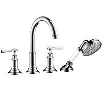 hansgrohe AXOR MONTREUX Robinet de baignoire 4 trous, béqu'illes, béqu'illes, saillie 196mm, 16550000, Couleur: chrome