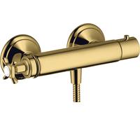 hansgrohe AXOR Montreux thermostat de douche pour montage apparent, 1 consommateur, 16261990, Couleur: Optique en or poli