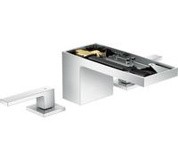 Axor MyEdition - Mitigeur de lavabo, avec garniture de vidage Push-Open, 3 trous, chrome/sans plaque 47052000