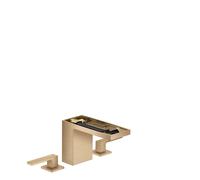 Axor MyEdition - Mitigeur de lavabo avec bonde Push-Open, installation 3 trous, EcoSmart, bronze brossé/sans plaque 47072140
