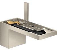 hansgrohe AXOR MyEdition mitigeur monocommande de lavabo 70 avec vidage par poussoir, sans plaque, 47012820, Couleur: Nickel brossé