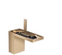 Axor MyEdition - Mitigeur de lavabo avec bonde Push-Open, EcoSmart, bronze brossé/sans plaque 47032140