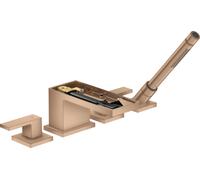 hansgrohe AXOR MyEdition Robinet de baignoire 4 trous, sans plaque, 47432310, Couleur: Or rouge brossé