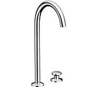 hansgrohe Axor One 2 trous mitigeur lavabo 48060000 saillie 165mm, avec ouverture par pression garniture de vidange , chromé