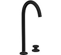 hansgrohe Axor One 2 trous mitigeur lavabo 48060670 projection 165mm, avec push-open garniture de vidange , noir mat