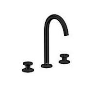 hansgrohe Axor One 3 trous mitigeur lavabo 48070670 saillie 140mm, avec garniture de vidange push-open , noir mat