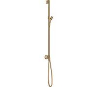 hansgrohe Axor One barre de douche 48792140 avec raccordement mural, flexible de douche 1600mm, bronze brossé
