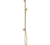 hansgrohe Axor One barre de douche 48792250 avec raccordement mural, flexible de douche 1600mm, optique or brossé
