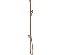 hansgrohe Axor One barre de douche 48792310 avec raccordement mural, flexible de douche 1600mm, or rouge brossé