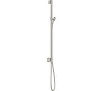 hansgrohe Axor One barre de douche 48792800 avec raccordement mural, flexible de douche 1600mm, aspect inox
