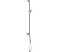 hansgrohe Axor One barre de douche 48792820 avec raccordement mural, flexible de douche 1600mm, nickel brossé