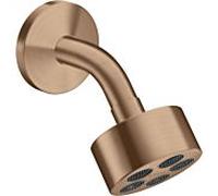 hansgrohe Axor One douche de tête 48490310 avec bras de douche, or rouge brossé