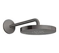 hansgrohe Axor One douche de tête 48491340 avec bras de douche, 1jet, chrome noir brossé