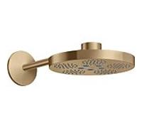 hansgrohe Axor One douche de tête 48492140 avec bras de douche, 2jets, bronze brossé