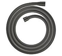 hansgrohe Axor One flexible de douche 28624340 effet métal, conique des deux côtés, 2 m, chrome noir brossé