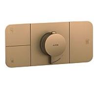 hansgrohe Axor One kit de montage final 45713140 module thermostatique encastré, 3 Verbraucher , bronze brossé