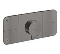 hansgrohe Axor One kit de montage final 45713340 module thermostatique encastrable, 3 Verbraucher , chrome noir brossé