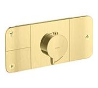 hansgrohe Axor One kit de montage final 45713950 module thermostatique encastrable, 3 Verbraucher , laiton brossé