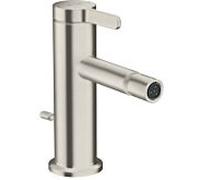 hansgrohe Axor One mitigeur de bidet 48210800 projection 113mm, avec tirette garniture de vidange , aspect inox
