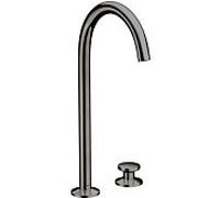 hansgrohe Axor One mitigeur lavabo 2 trous 48060330 projection 165mm, avec push-open garniture de vidange , chrome noir poli